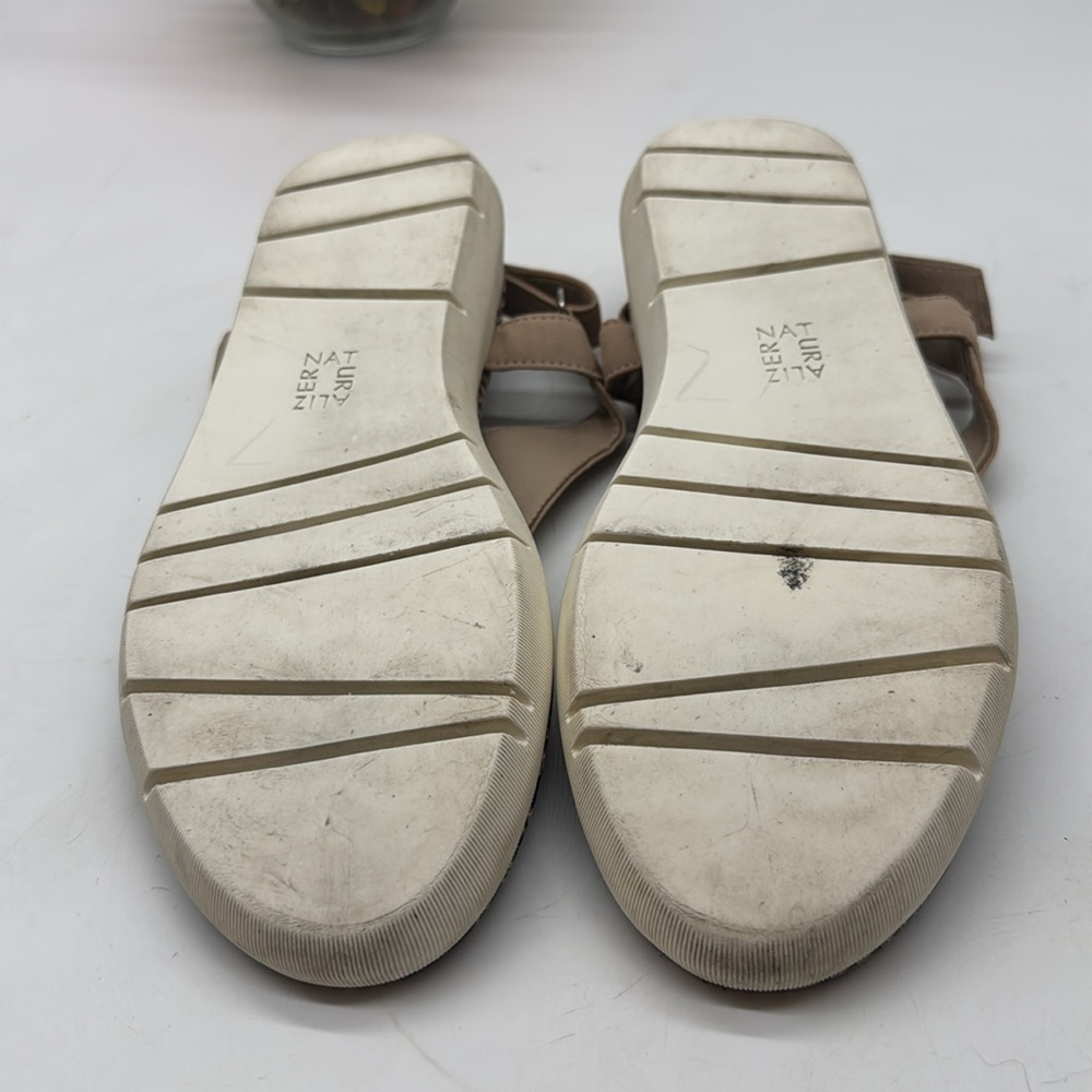 Naturalizer Tan Thong Beige Snake Print Women's Sandals Size 9.5 MCS8203M - Picture 5 of 8